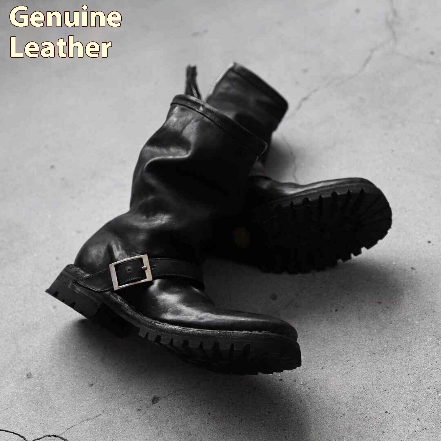 Dark Style Retro Martin Boots For Men foto 2