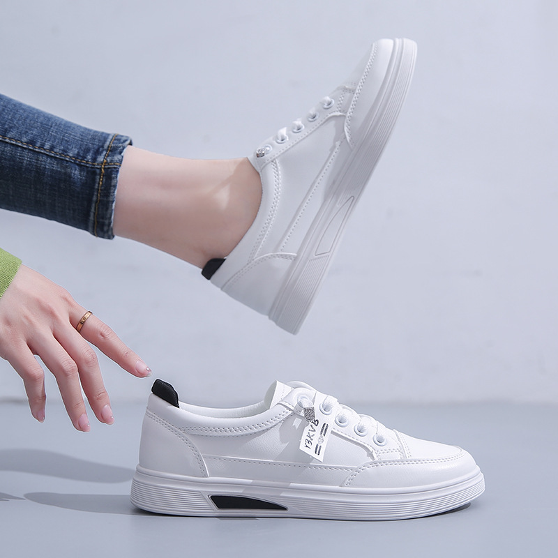 Student Athletic Running Leather-uppers Breathable Casual Shoes foto 3