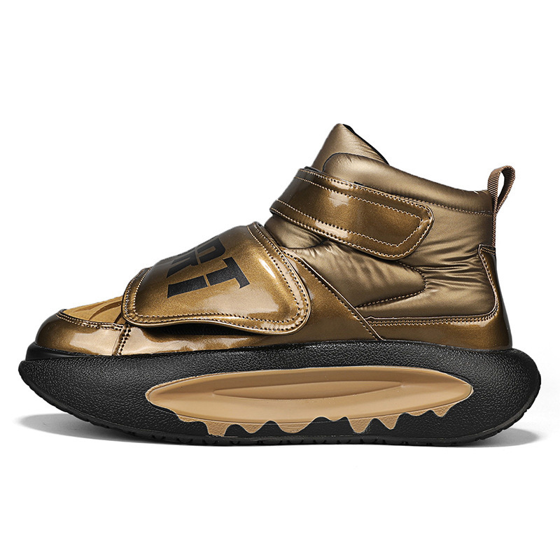 Men's Sports Casual Velcro Bread Shoes foto 5