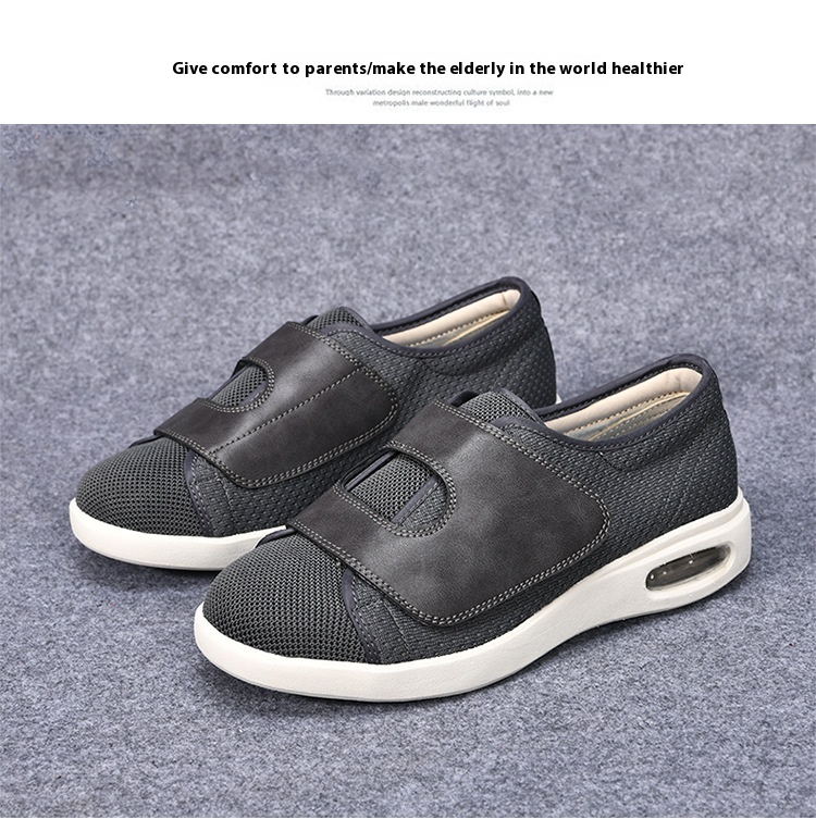The Old Winter Velcro Large Opening Shoes For The Old foto 4
