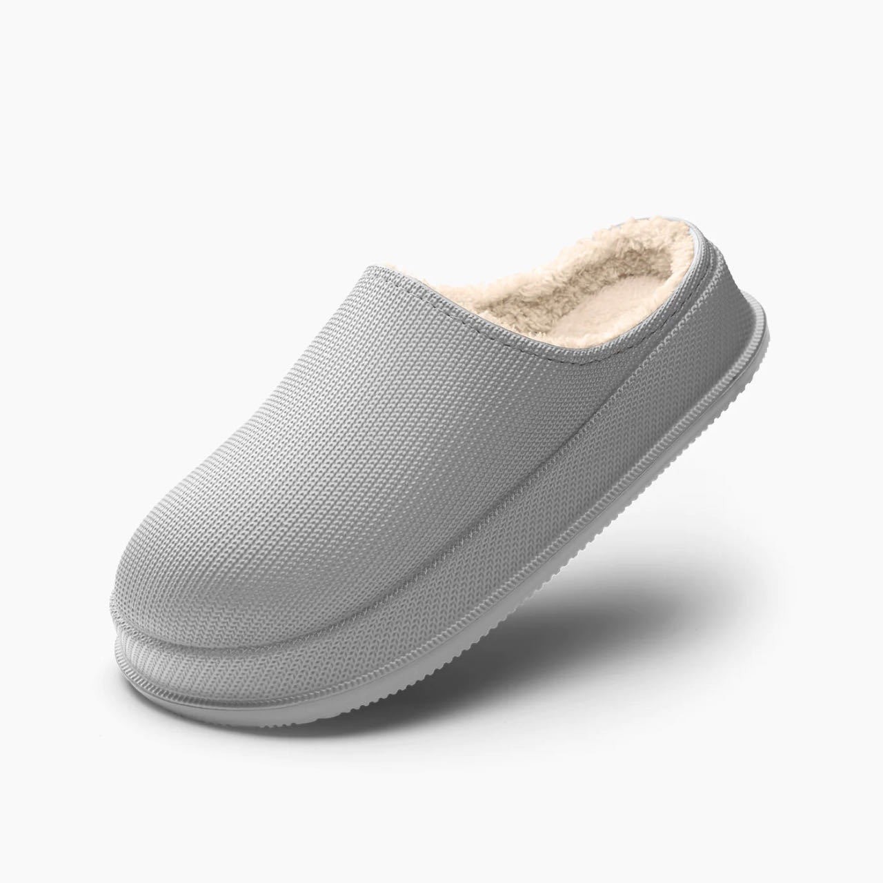 Large Size Men's And Women's Waterproof Non-slip Warm Cotton Slippers foto 2