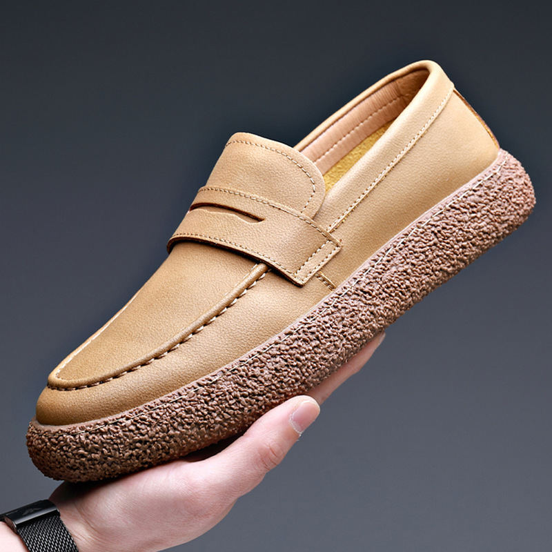 Men's Spring New Trendy All-match Casual Leather Shoes foto 5