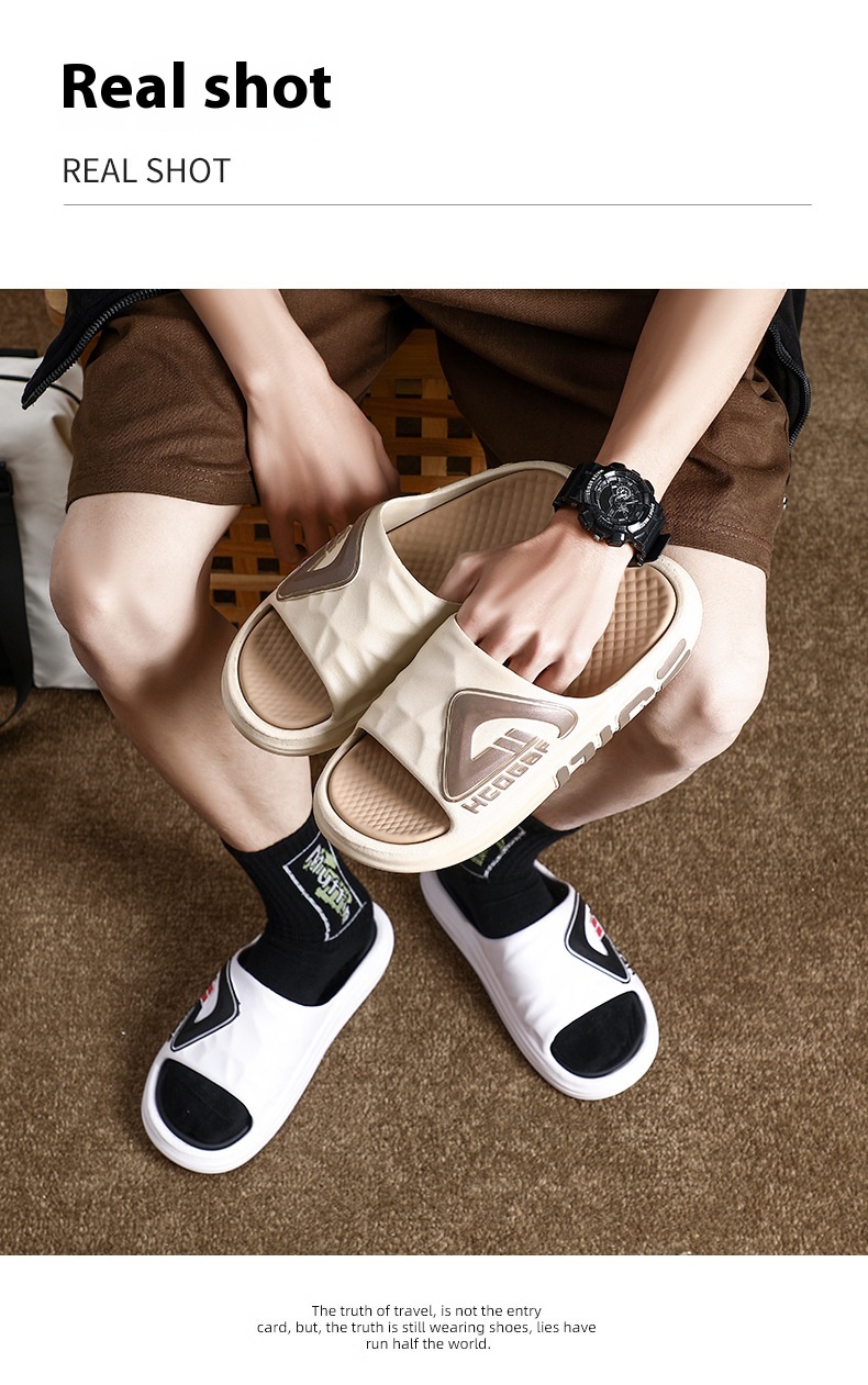 Sports Trendy Non-slip Soft Bottom Home Men's Sandals foto 3