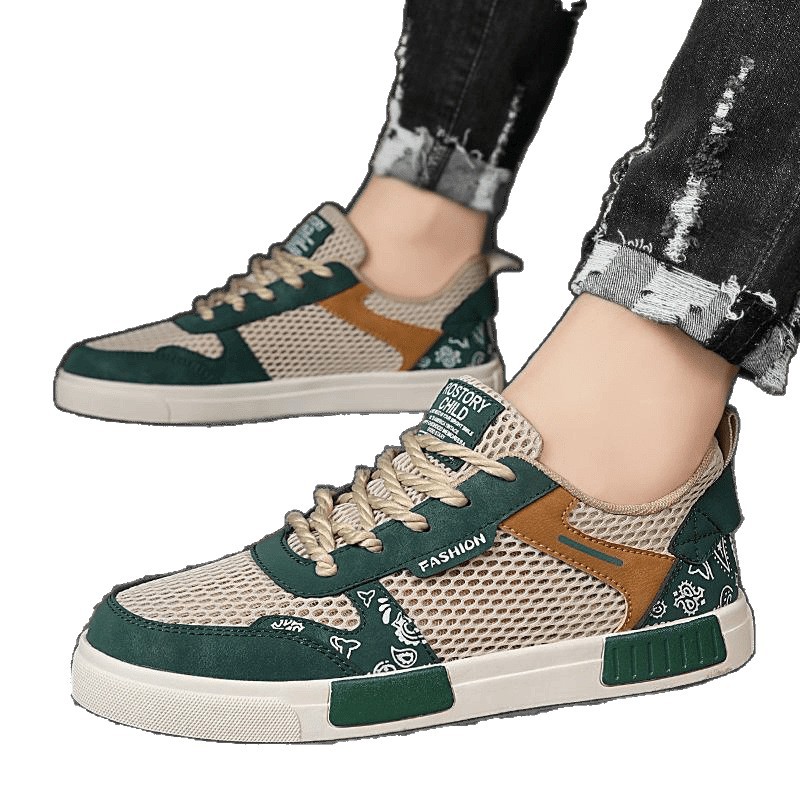 Men's Fashion Personality Mesh Surface Breathable Shoes foto 5
