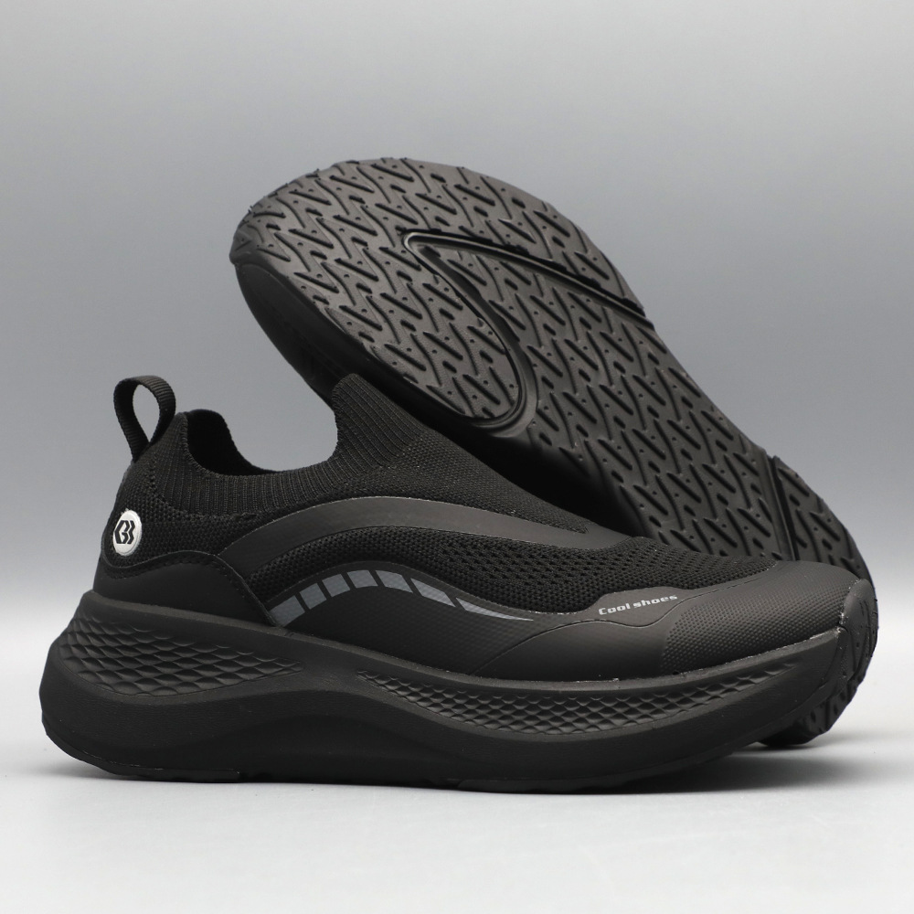 Men's Outdoor Soft-soled Running Shoes Mesh Breathable Shock Absorption Lightweight Platform foto 2