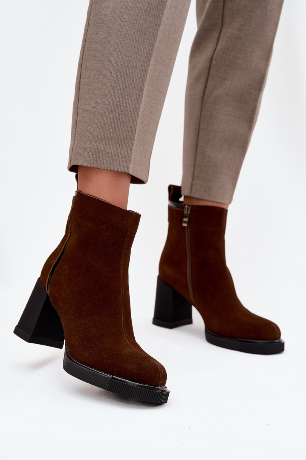 Laarsjes met hoge hak Step in style