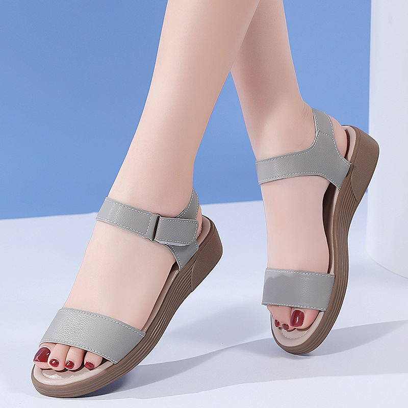 Womens Fashionable Casual Soft-soled Open-toe Sandals foto 3