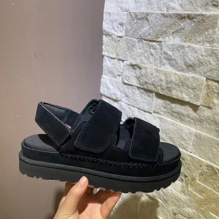Women's Plus Size Peep Toe Suede Platform Sandals foto 4