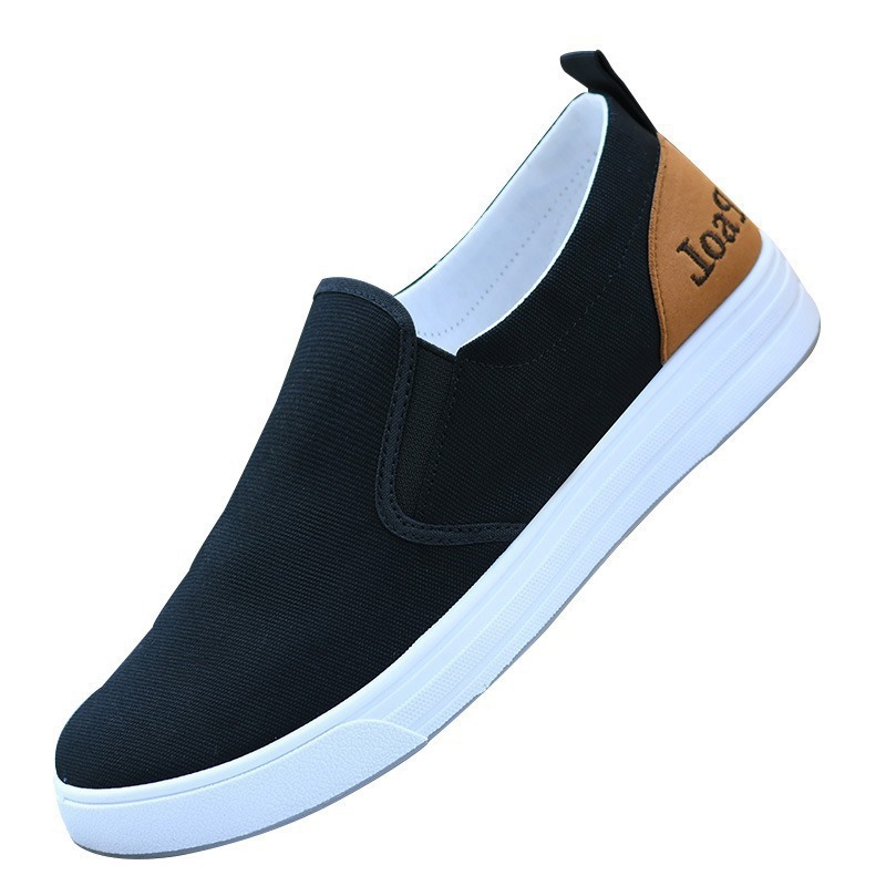 Mens Dad Casual Canvas Sneakers Comfortable Slip-on Design foto 4