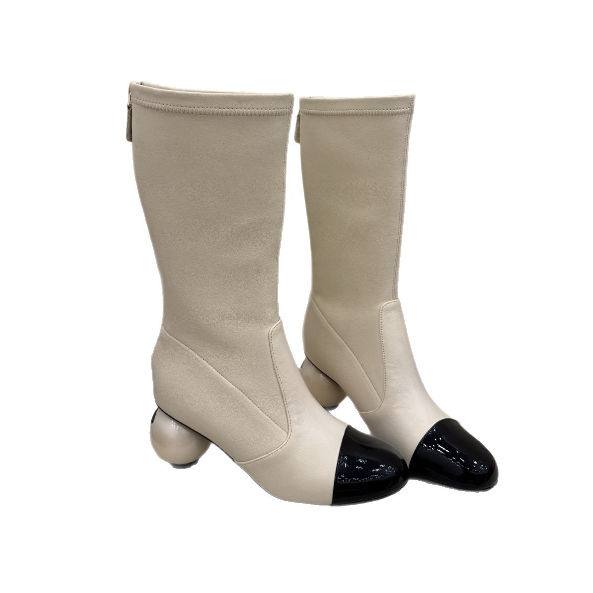 Autumn And Winter Classic Style Chunky Heel Ankle Boots foto 4