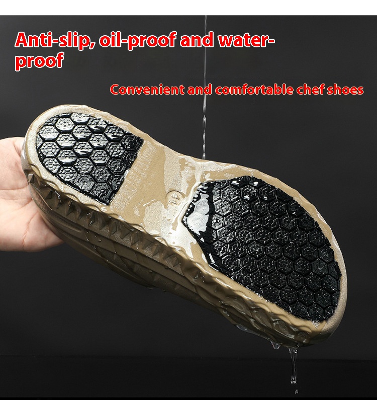 Chef Shoes Non-slip Men's Casual foto 3