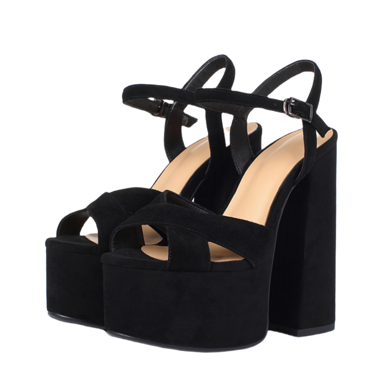 Women's Chunky Heel High Heel Platform Sandals foto 5