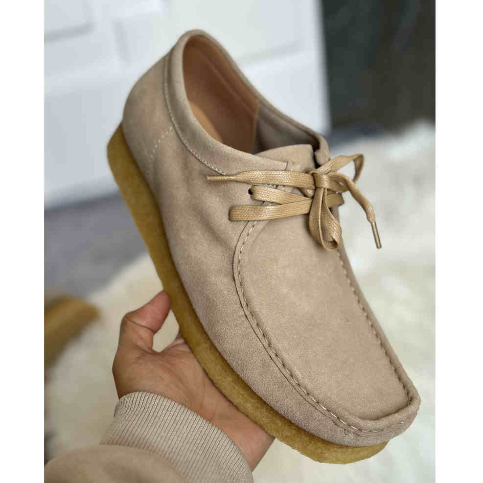 Men's Thick-soled Casual Lace Up Leather Shoes foto 3