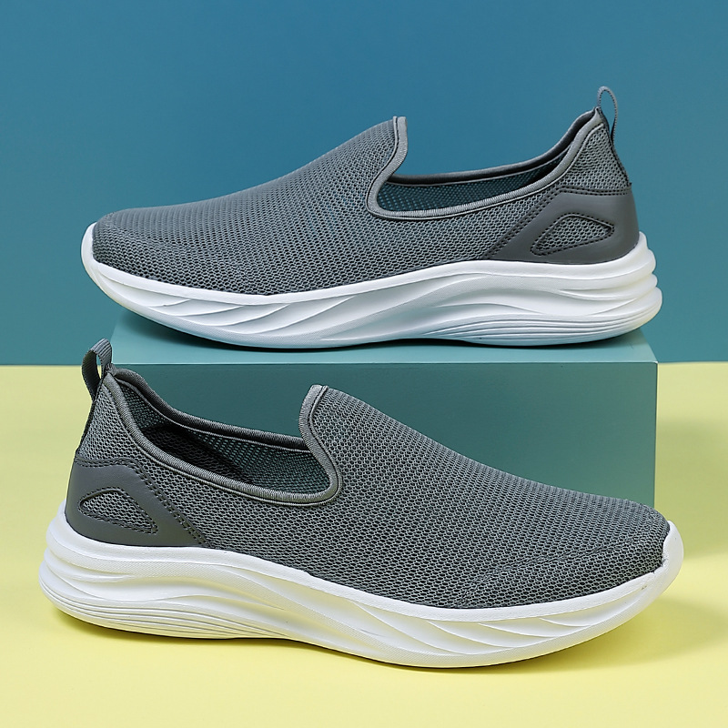 Lazy Hollow Breathable Mesh Cloth Shoes foto 4