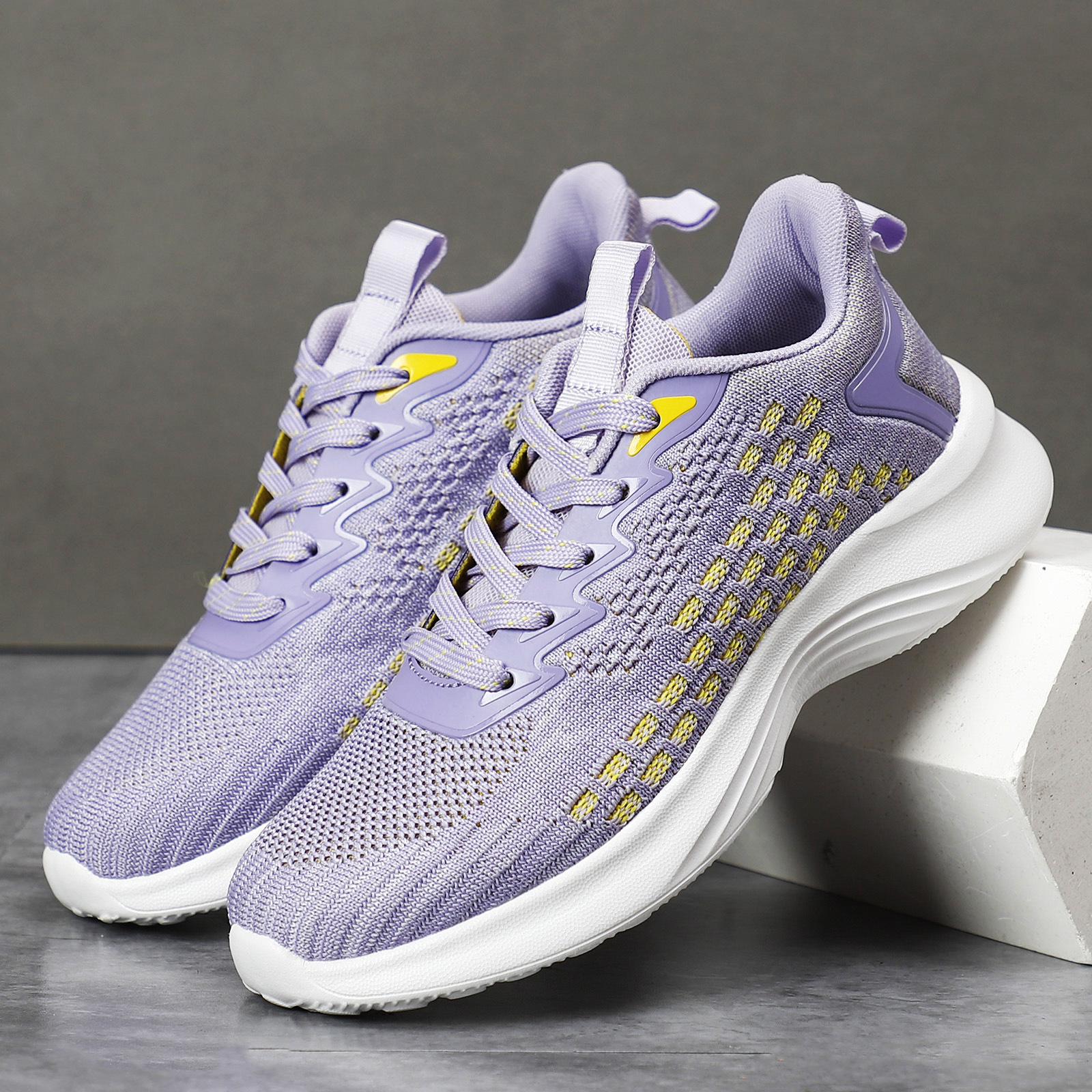 Women's Shoes Flyknit Running Shoes Plus Size foto 5