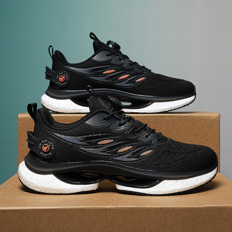 Men's Sneakers Flyknit Mesh Casual Running Shoes foto 3