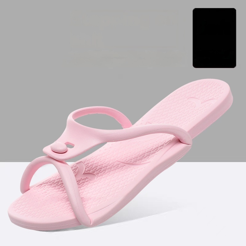 Travel Portable Folding Slippers Non-slip Soft Bottom For Business Trip foto 3