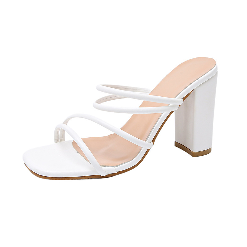 New Super Slimming White Sandals For Women Summer foto 5