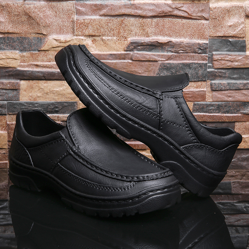 Outdoor Travel Four Seasons Male Plus Size Leather Shoes foto 3