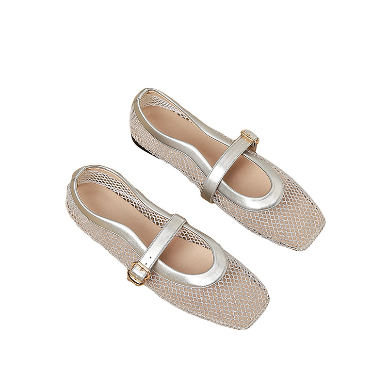 Summer Mesh Shoes Women's Breathable Shoes New Hollow Out Pumps foto 4