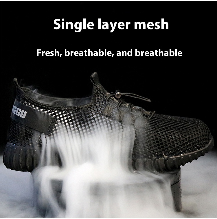 Anti Smashing And Puncture Labor Protection Shoes Are Breathable foto 4