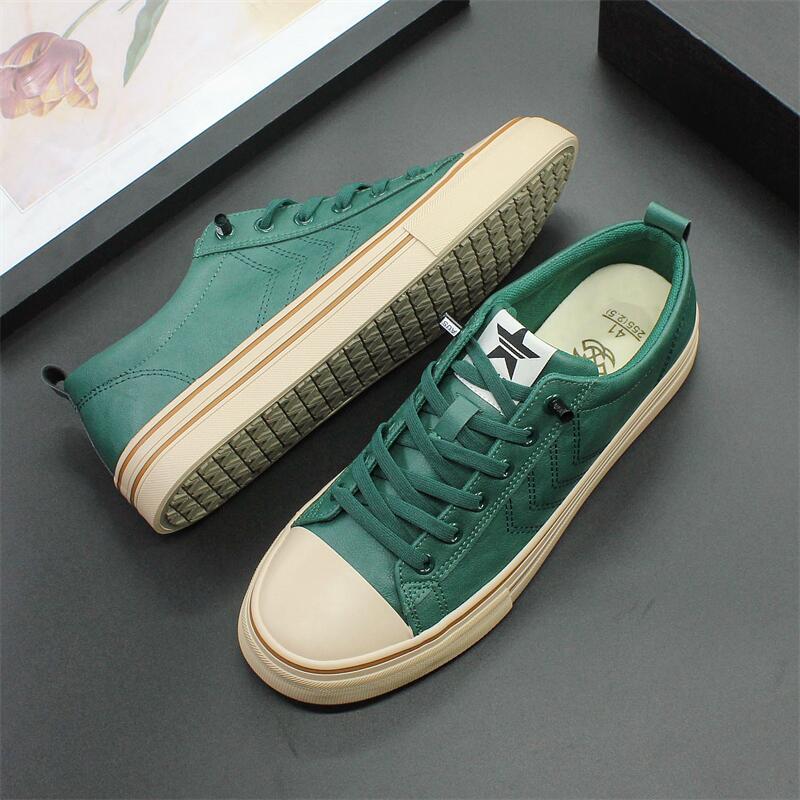 Soft Bottom Men's Casual Leather Shoes foto 4