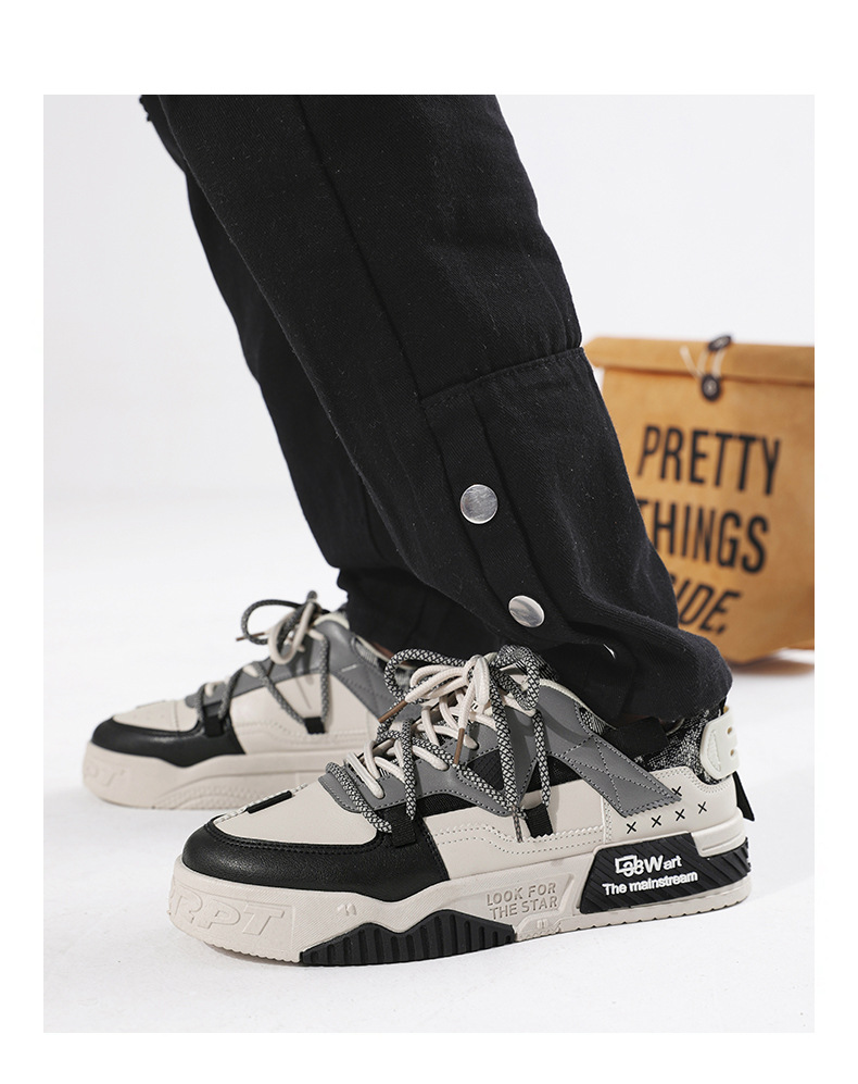 Fashion Sports Platform Board Shoes Student Men's Casual Shoes foto 3