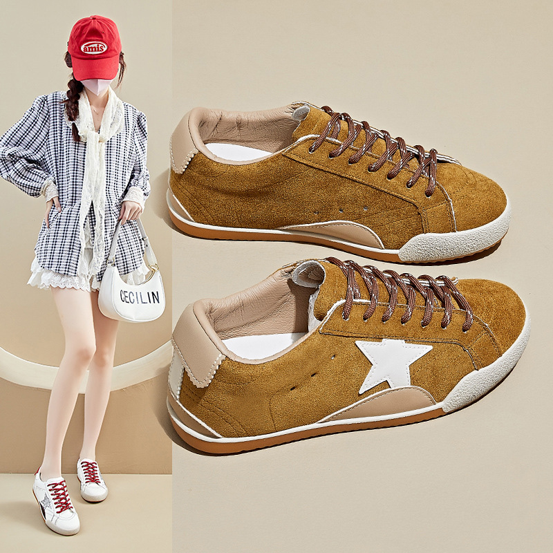 Autumn Retro White Sneakers For Women foto 5
