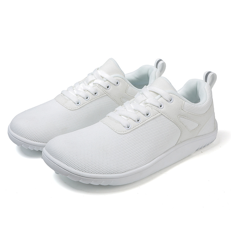 New Wide-toe Running Sports Soft Bottom Indoor Bare Feet Casual Shoes Flying Woven Breathable Mesh Shoes foto 4