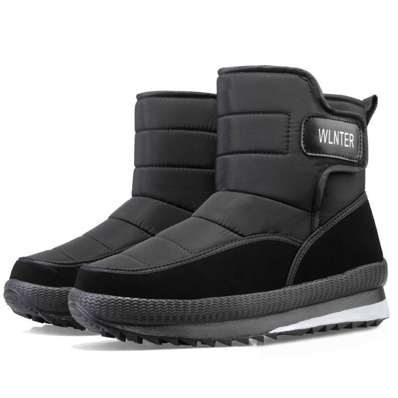 Winter Thickened Non-slip Warm Cotton Shoes Fleece-lined Outdoor Snow Boots foto 4