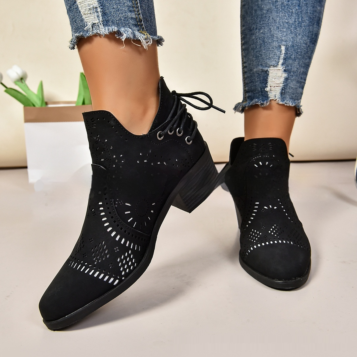 Women's Plus Size Fashion Simple Shoes foto 5