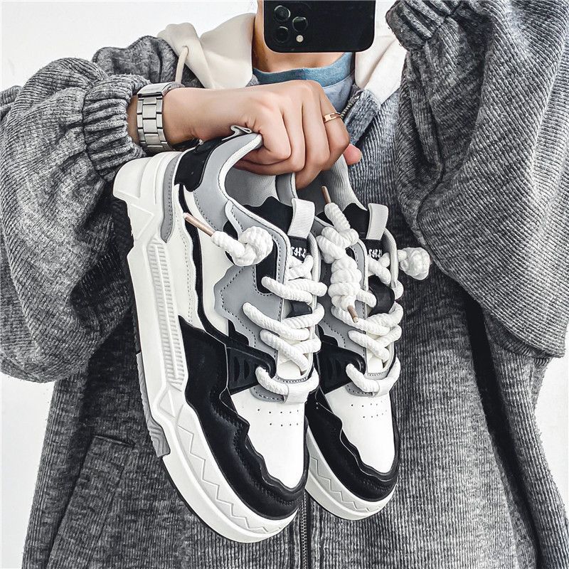 Sports Board Shoes All-Match Platform Height Increasing Men's Casual Shoes foto 5