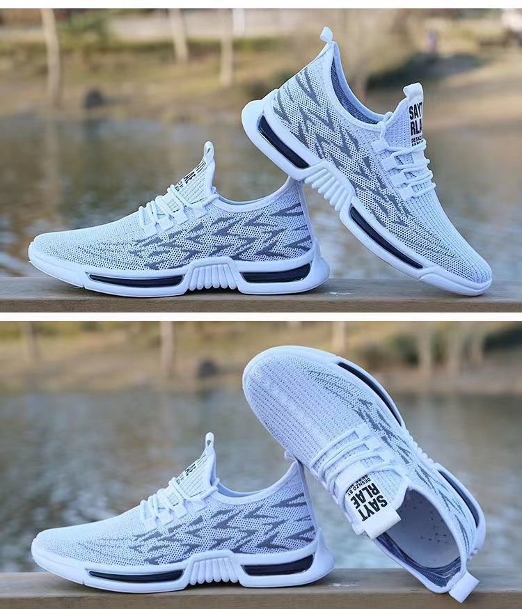 Men's Breathable Mesh Wild Running Woven Comfortable Fashion Shoes foto 5