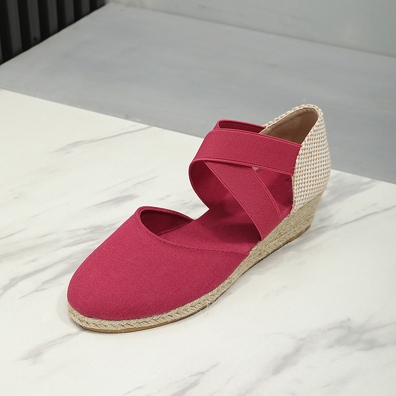 Comfortable Height-increasing Wedge Shoes With A Breathable Closed-toe Design foto 5