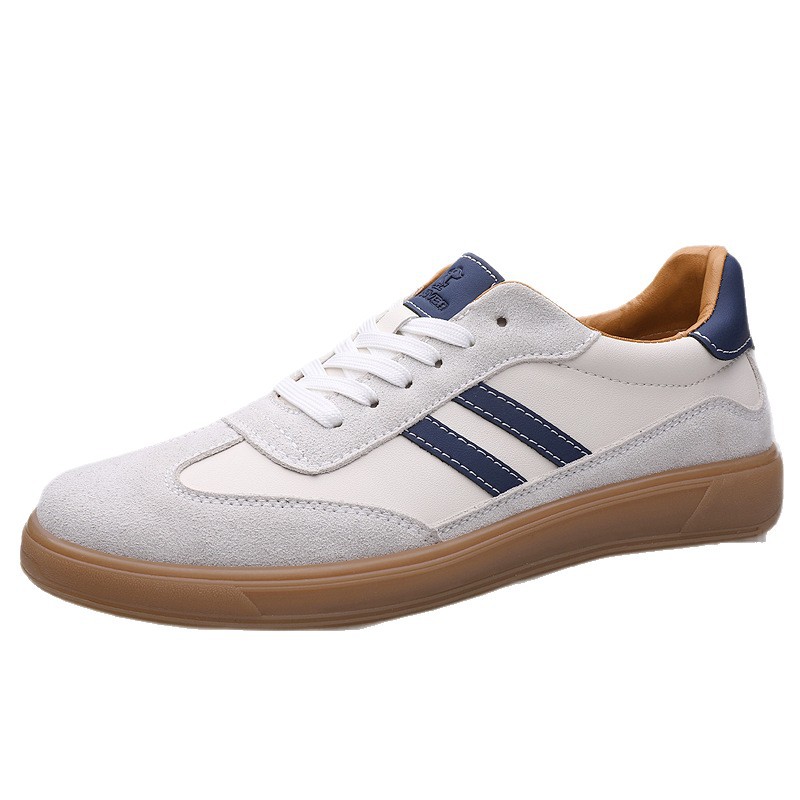 German-trained Men's Genuine Leather Breathable Sneakers foto 4