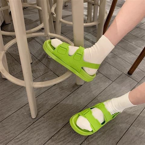 Sandals Fairy-Style Flat Roman Shoes For Beach Vacation And Students foto 3