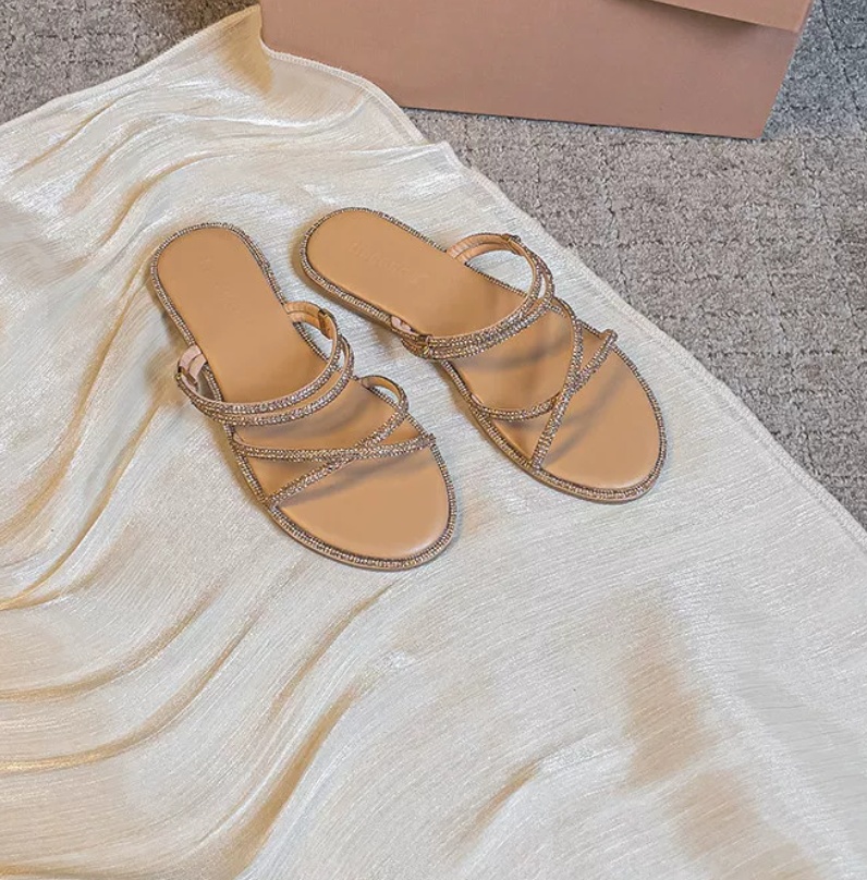 Flat Wide And Soft-soled Non-tiring French Retro Style foto 5