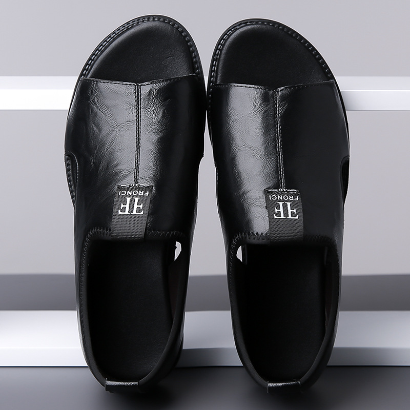 New Casual Soft Bottom Non Slip Outdoor Beach Shoes Trendy Roman Shoes foto 5