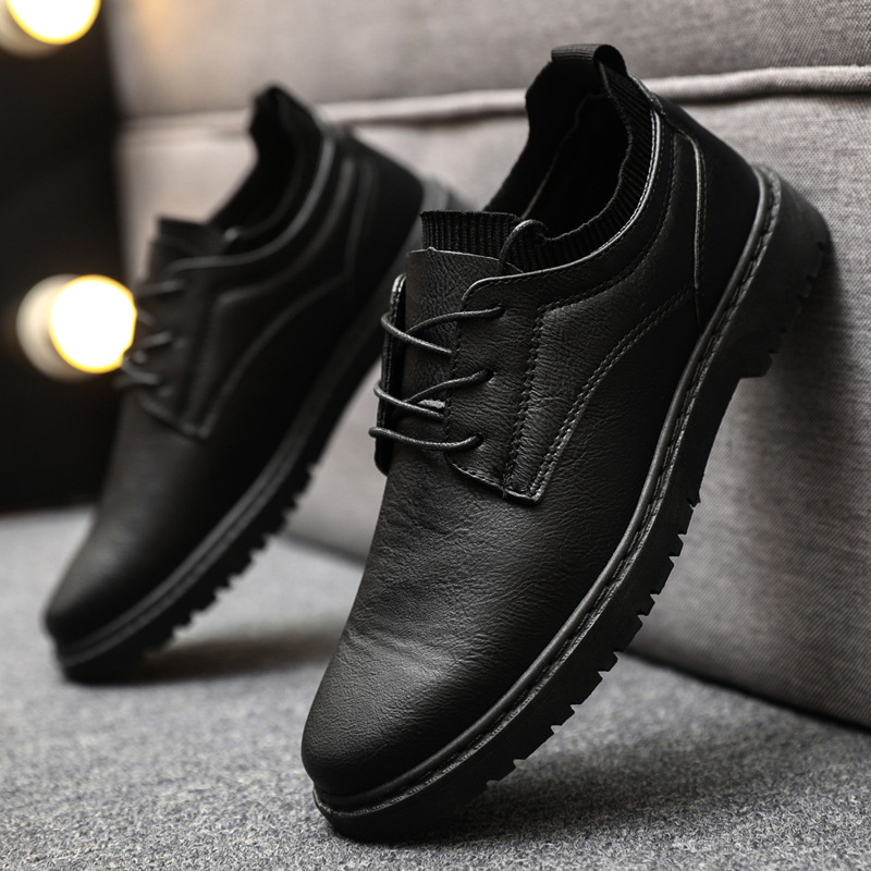 Plus Size Business Casual Leather Shoes Summer foto 2