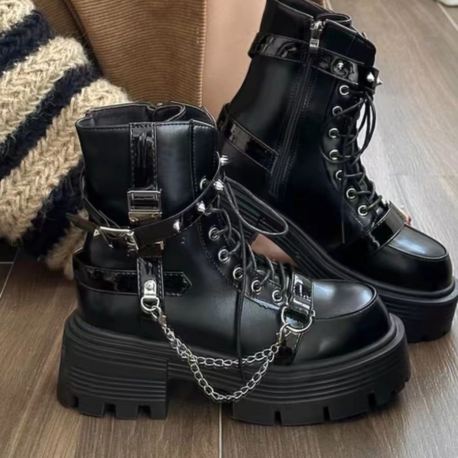 Platform All-match Short Boots For Women foto 3