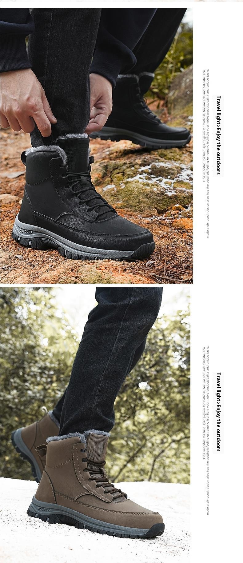 Men's Casual Breathable Outdoor Hiking Shoes foto 5
