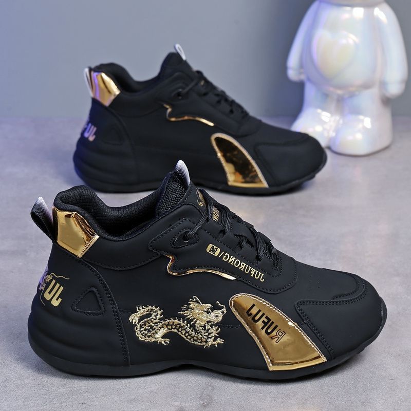 Thick Bottom Lightweight Fashion Breathable Outdoor Trendy Wear Comfortable Sneaker Men foto 3