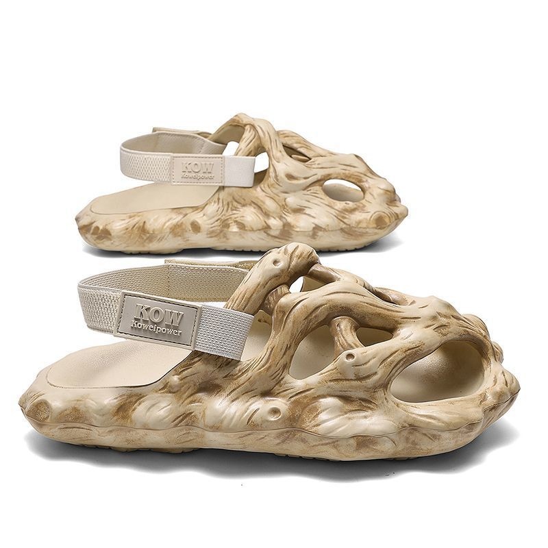 Hole Shoes Men's Sandals Outer Wear Hollow Slippers foto 4