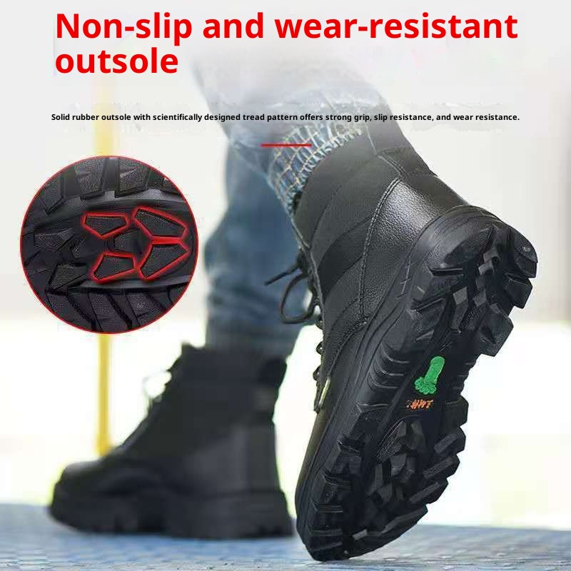 High Top Labor Protection Safety Shoes For Men foto 2