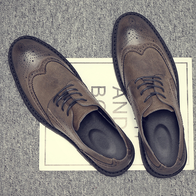 Plus Size Men's Leather Shoes foto 4