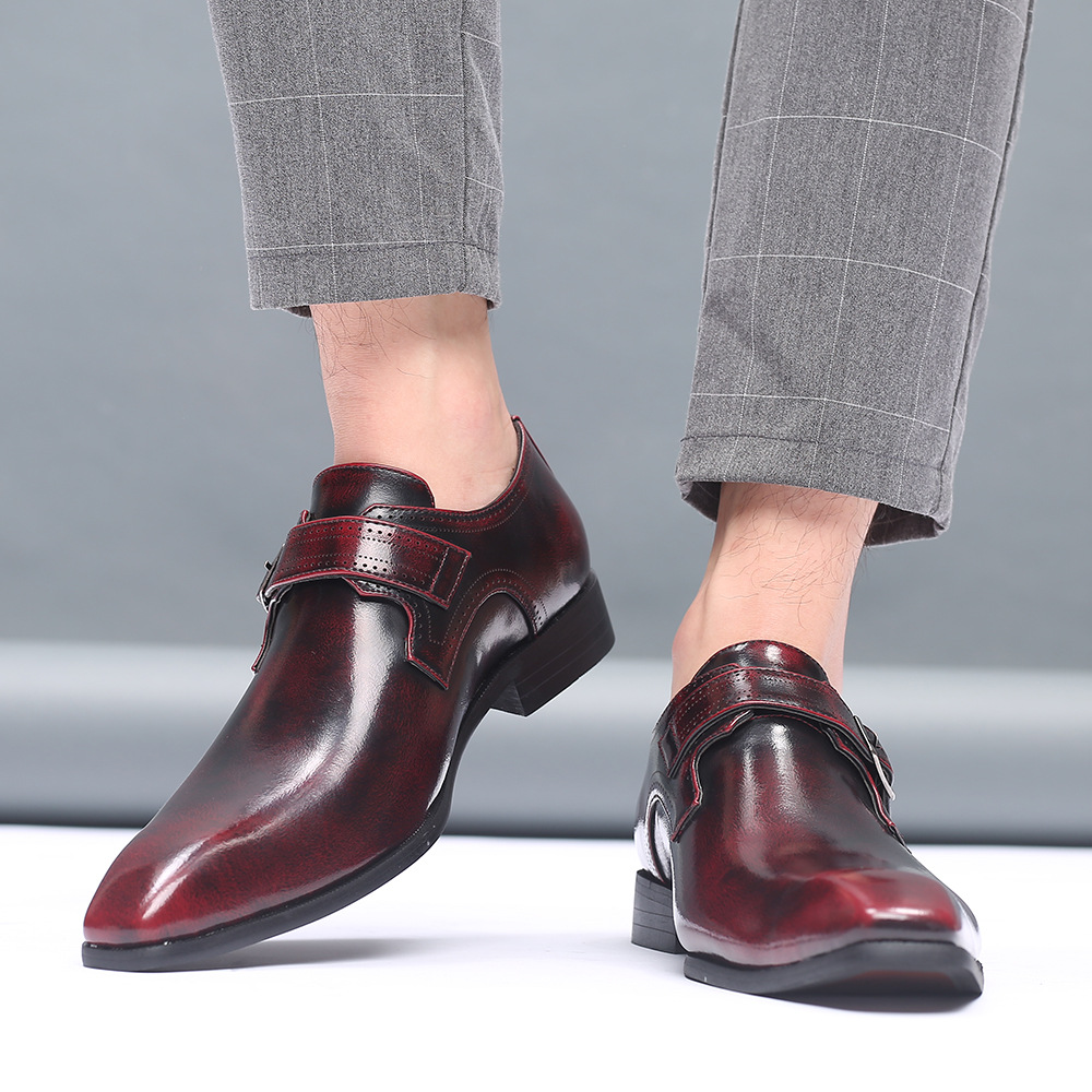 Business-casual Formal Mens Leather Shoes foto 2
