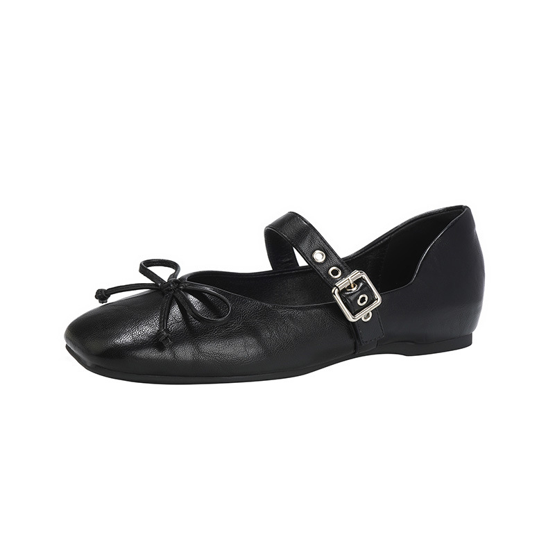 Mary Jane Women's Shoes Flat Pumps Small Leather Shoes foto 4