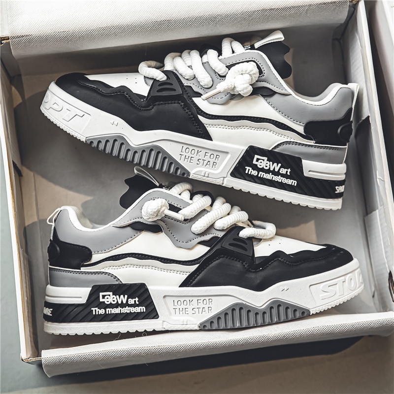 Men's Shoes Summer Versatile Platform Casual Flat Shoes Non-slip Youth Fashionable Sports Shoes foto 4