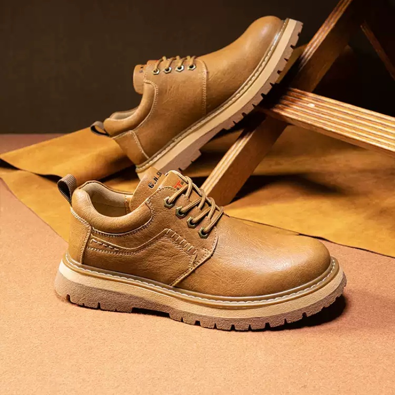Spring And Autumn Vintage Casual Leather Shoes Men's Genuine Leather Shoes foto 4