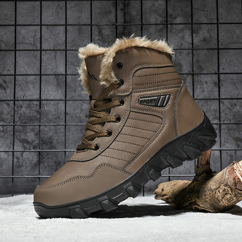 Men's Fleece-lined Warm Snow Boots
